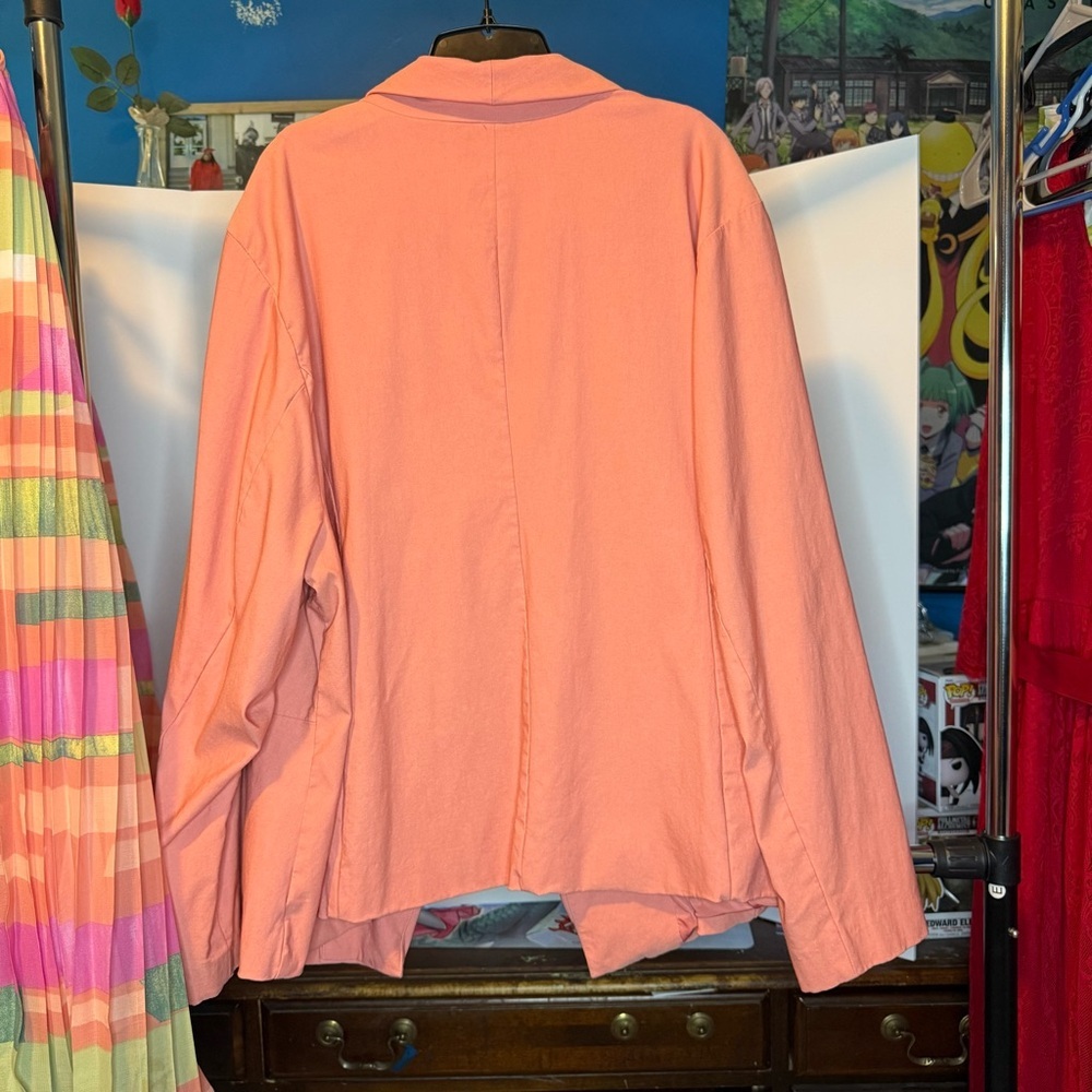 Torrid size 28 Coral Women's Blazer with pockets - Picture 6 of 6